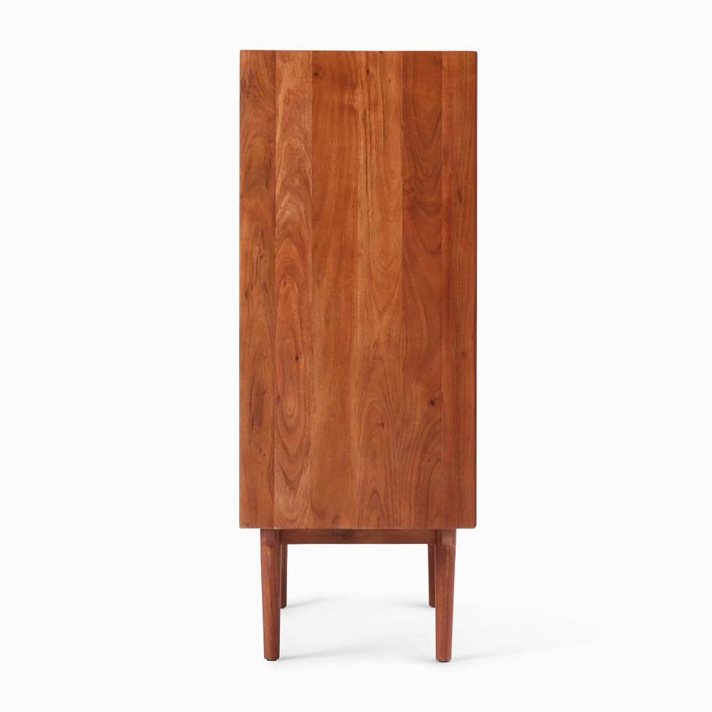Keira Solid Wood Bar Cabinet 81 cm West Elm UK